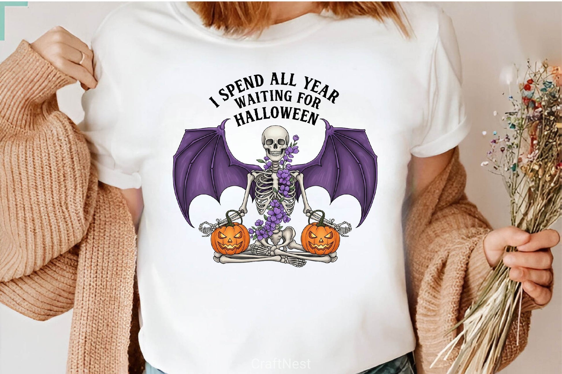 Skeleton Halloween Quote Clipart Bundle 9 - CraftNest - Digital Crafting and Art