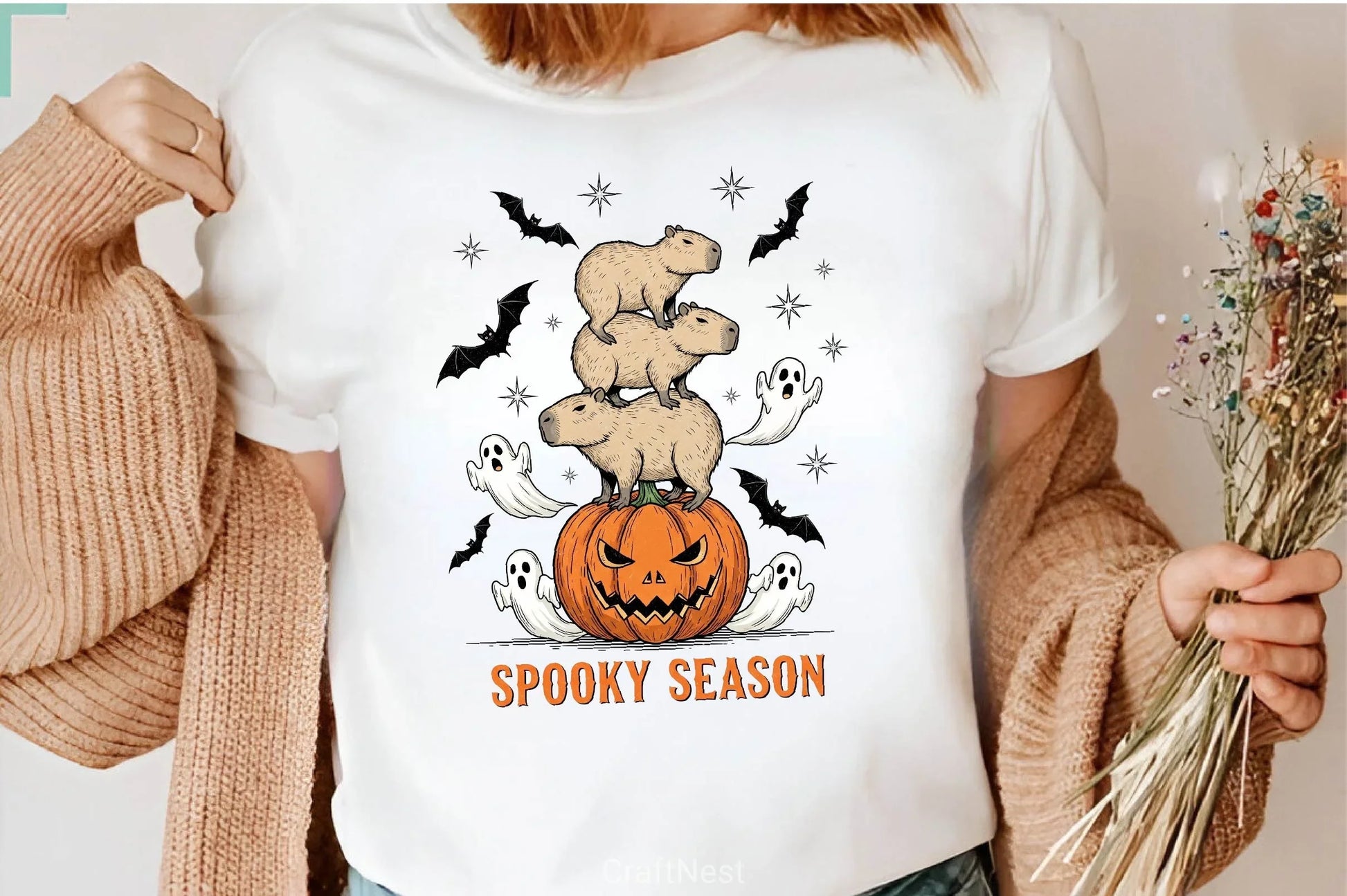 Halloween Capybara Clipart Bundle 9 - CraftNest - Digital Crafting and Art