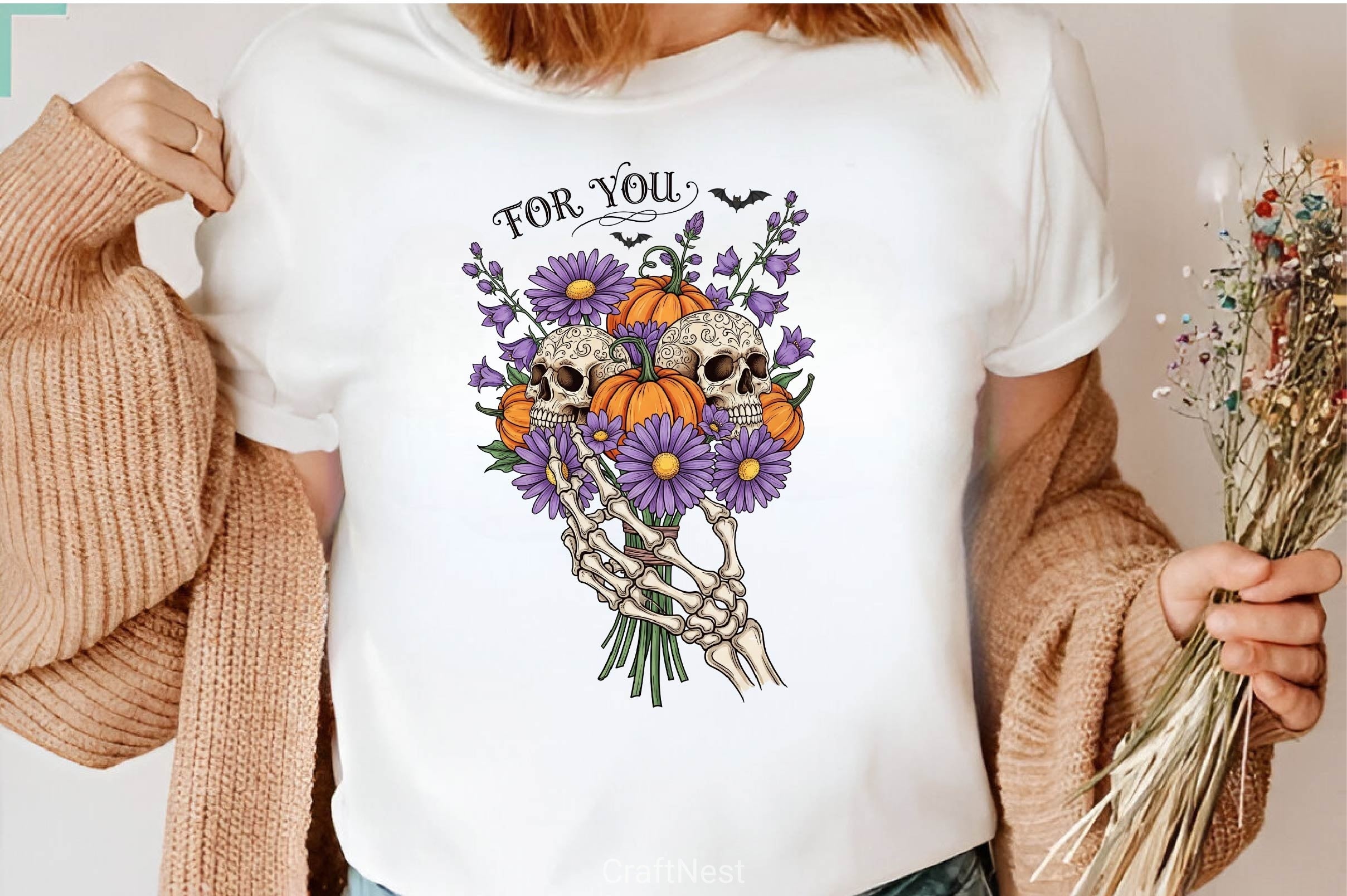 Skeleton Halloween Quote Clipart Bundle 10 - CraftNest - Digital Crafting and Art