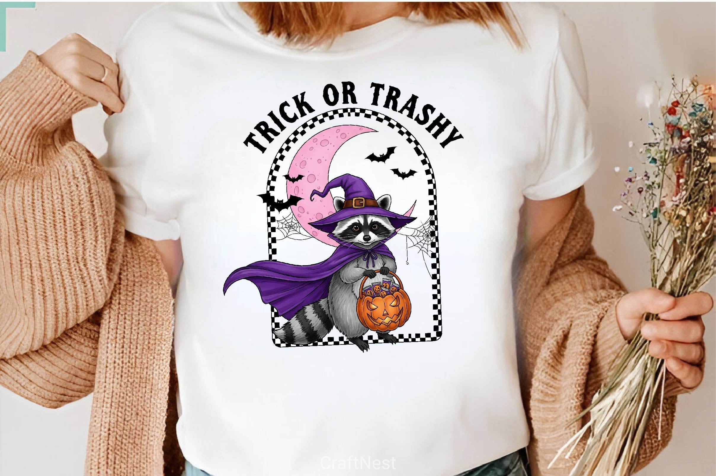 Vintage Halloween Raccoon Clipart Bundle - CraftNest - Digital Crafting and Art