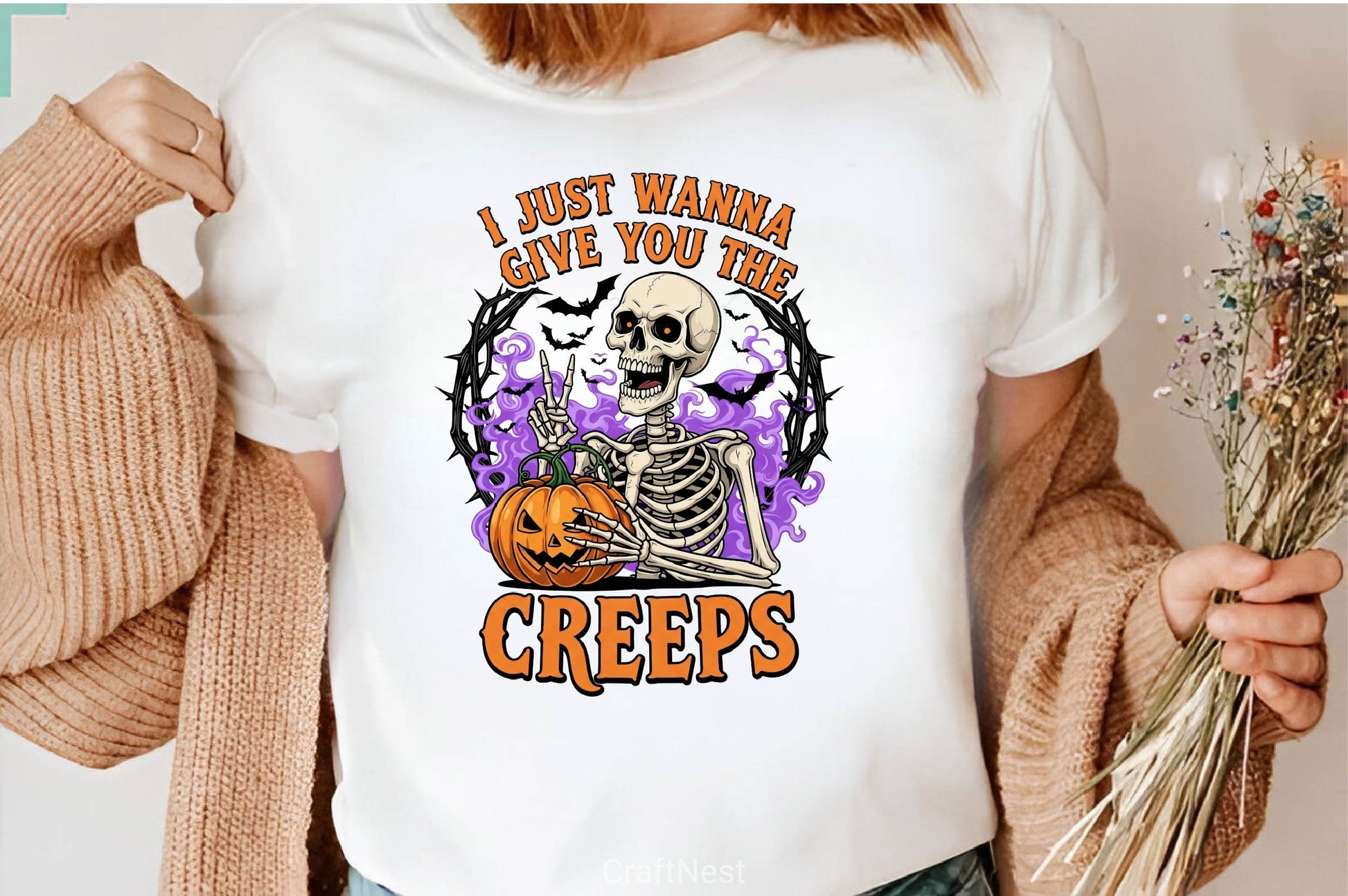 Skeleton Halloween Quote Clipart Bundle 17 - CraftNest - Digital Crafting and Art
