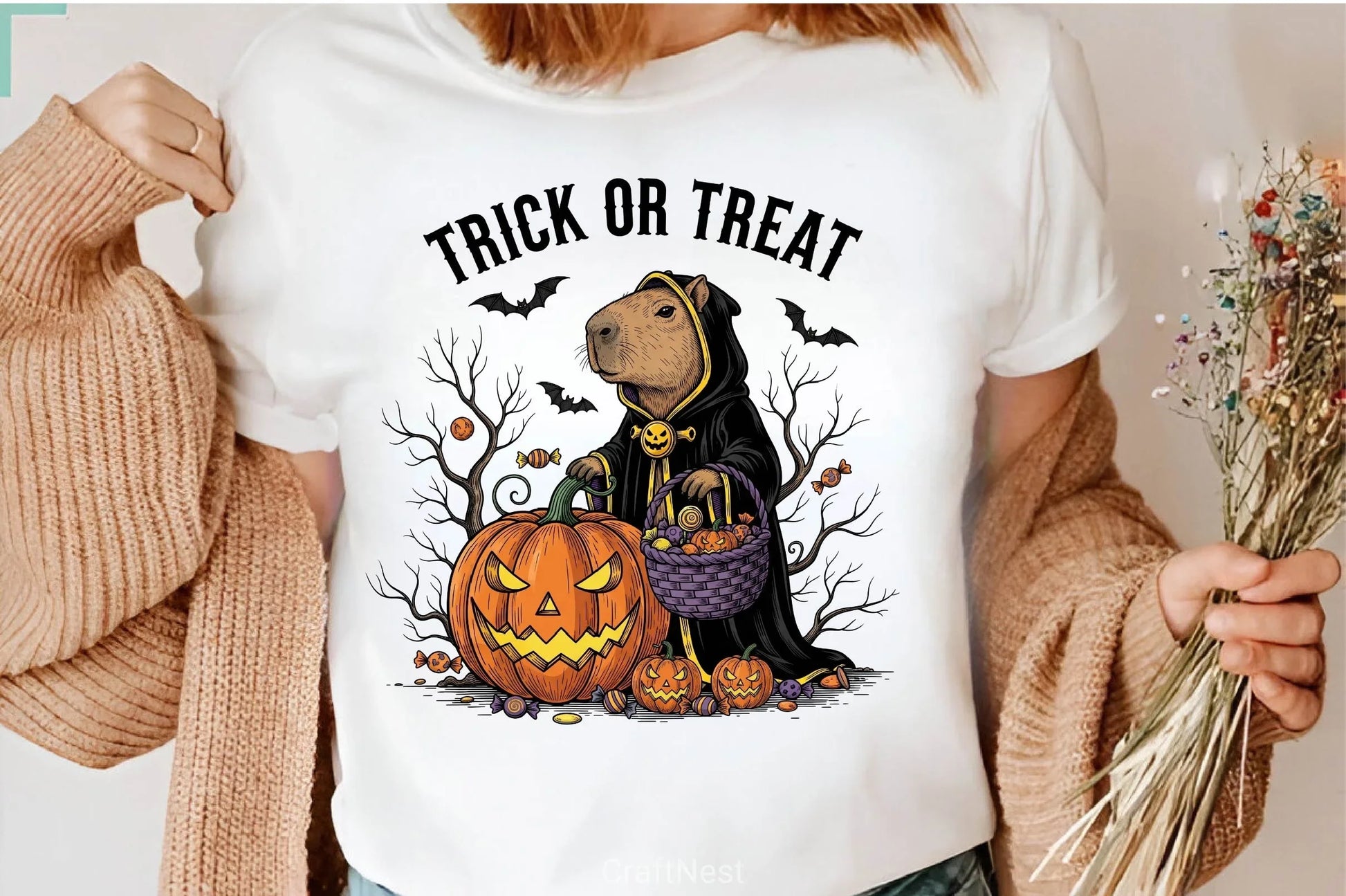 Halloween Capybara Clipart Bundle 10 - CraftNest - Digital Crafting and Art