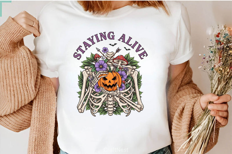 Skeleton Halloween Quote Clipart Bundle 5 - CraftNest - Digital Crafting and Art