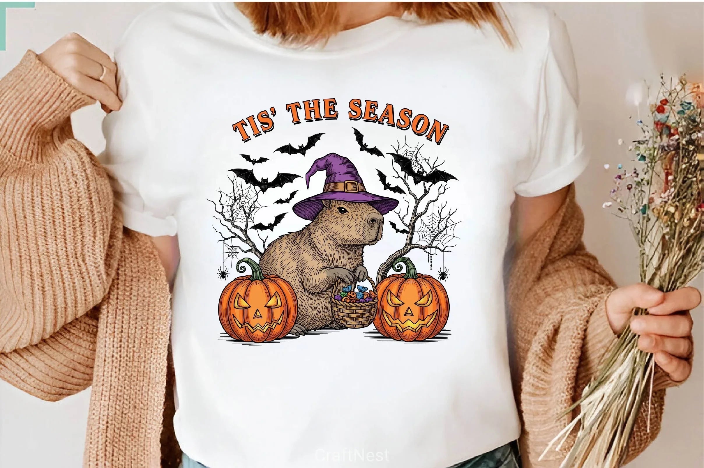 Halloween Capybara Clipart Bundle 11 - CraftNest - Digital Crafting and Art