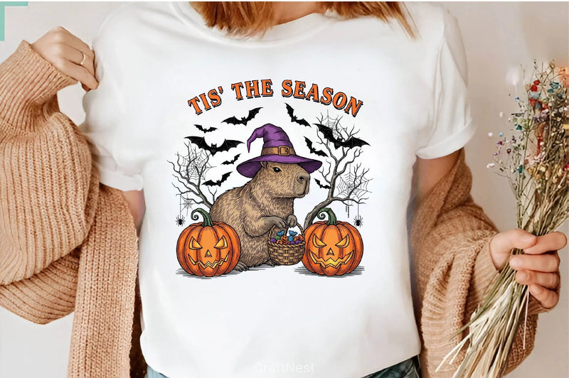 Halloween Capybara Clipart Bundle 11 - CraftNest - Digital Crafting and Art