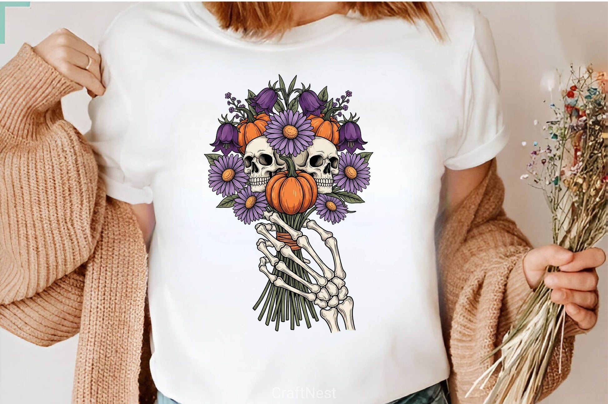 Skeleton Halloween Quote Clipart Bundle 7 - CraftNest - Digital Crafting and Art