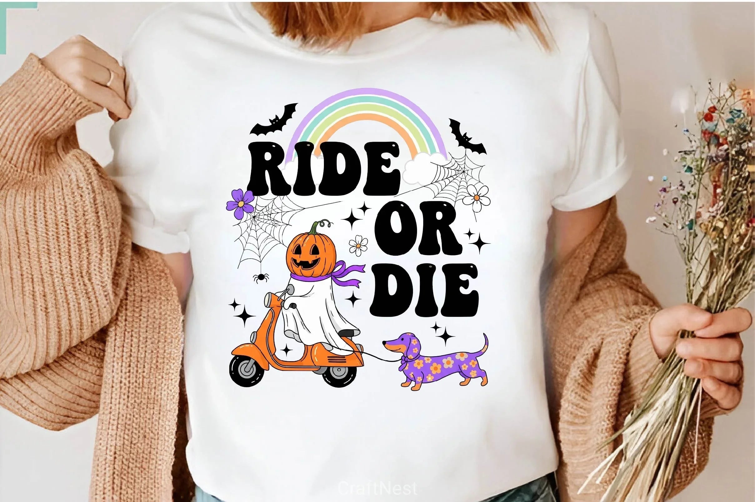 Groovy Halloween Clipart Bundle 11 - CraftNest - Digital Crafting and Art