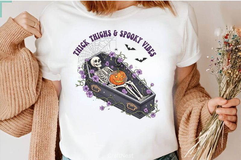 Skeleton Halloween Quote Clipart Bundle 6 - CraftNest - Digital Crafting and Art