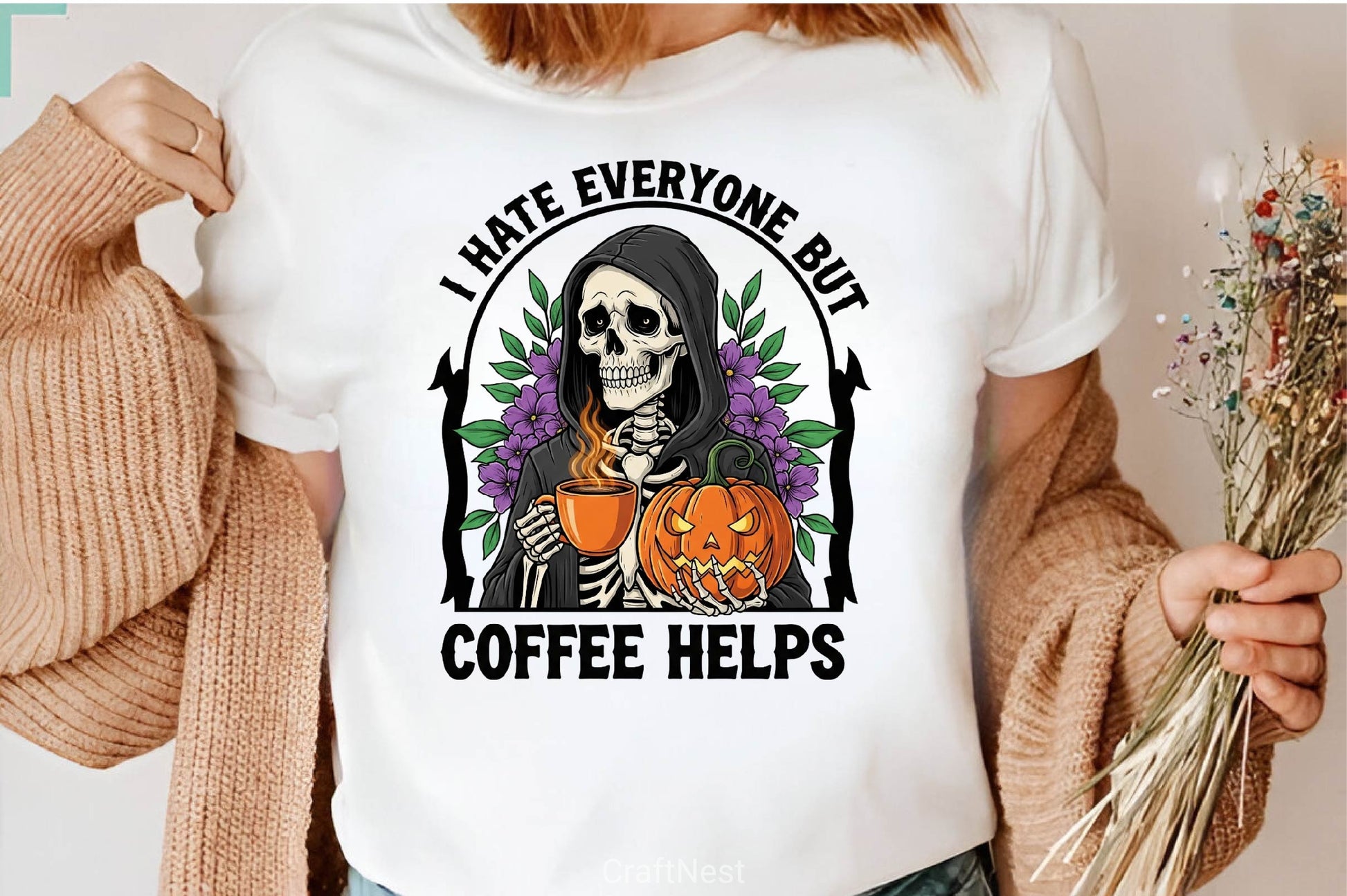 Skeleton Halloween Quote Clipart Bundle 3 - CraftNest - Digital Crafting and Art