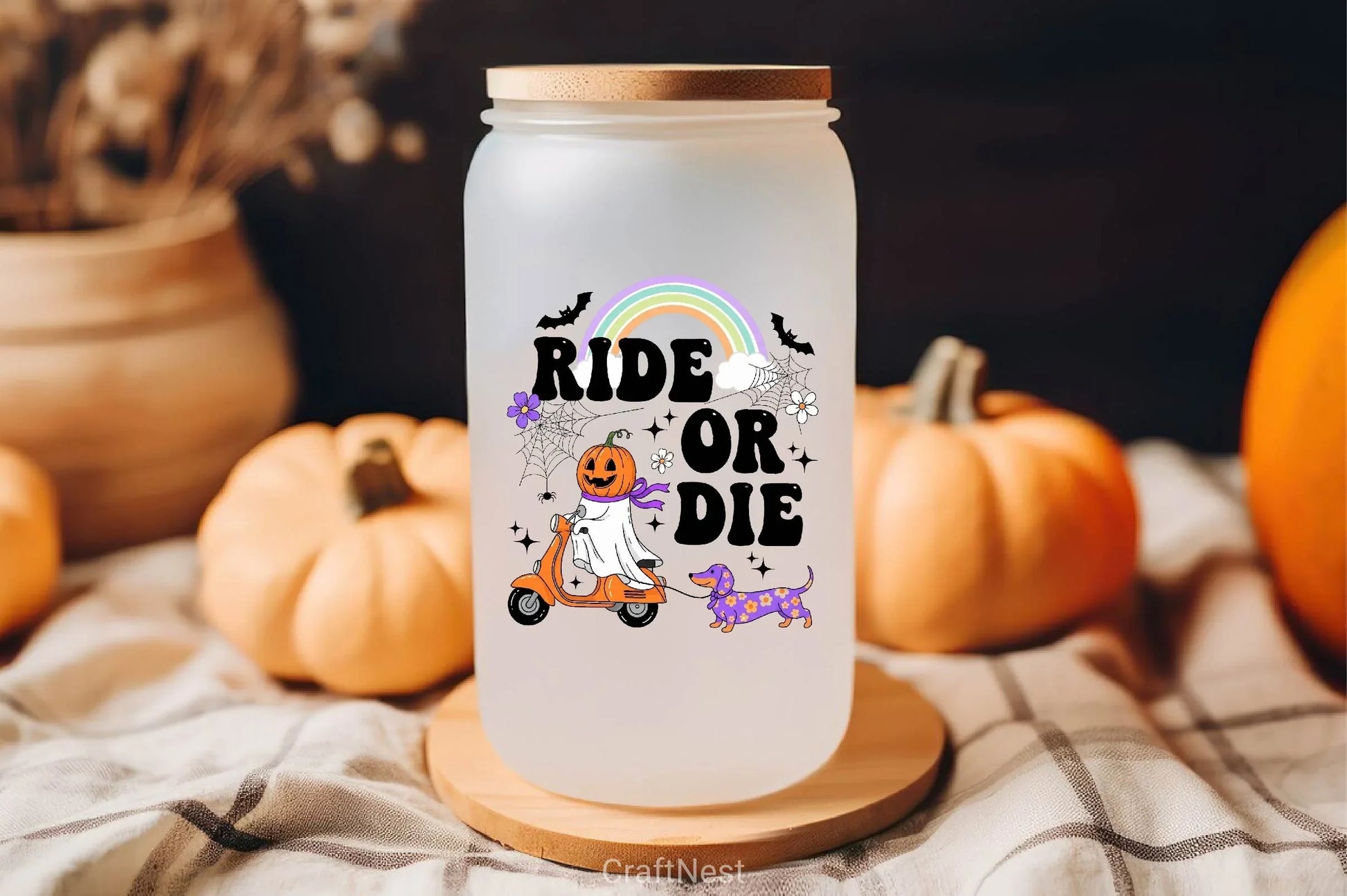 Groovy Halloween Clipart Bundle 11 - CraftNest - Digital Crafting and Art