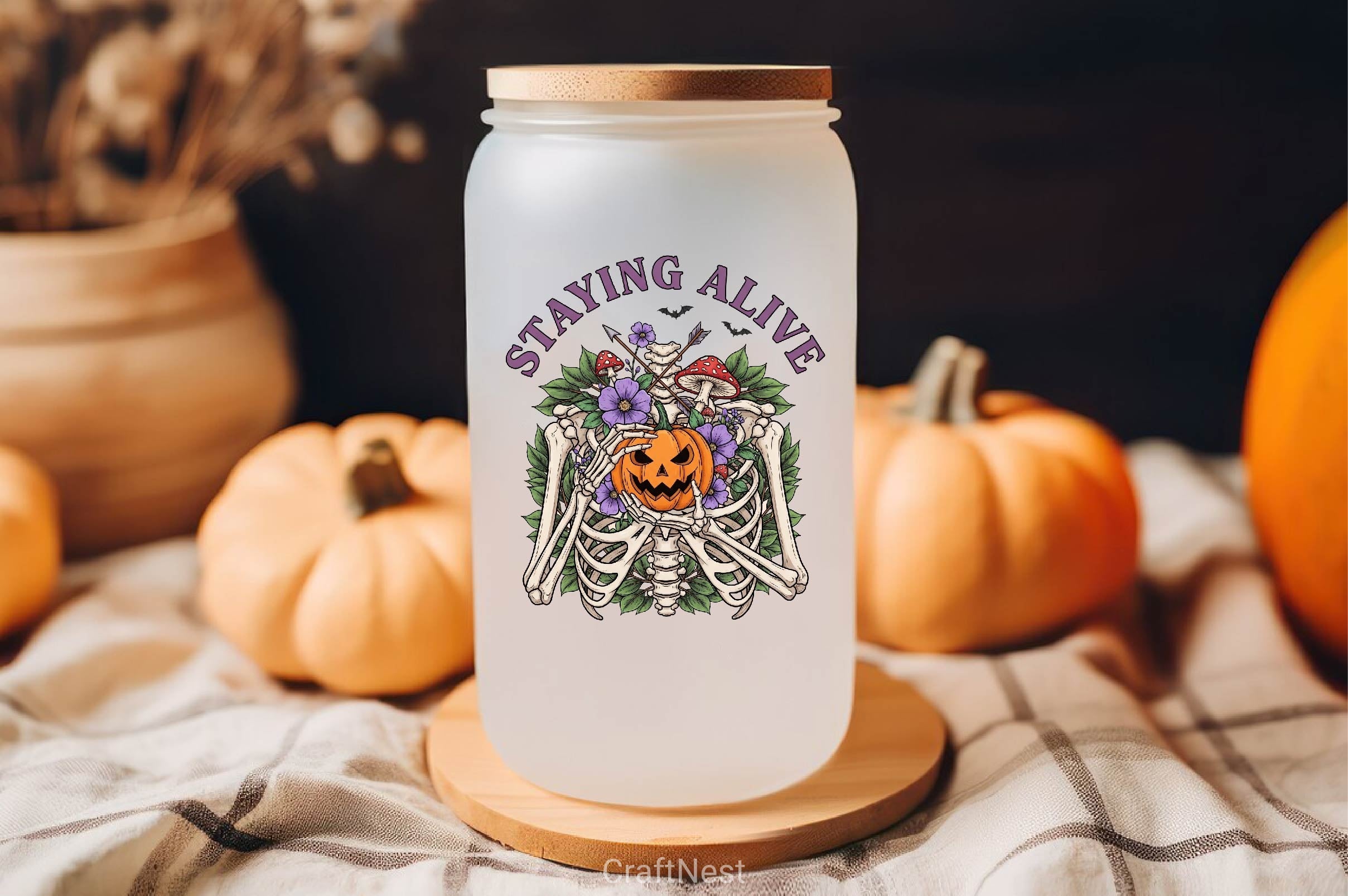 Skeleton Halloween Quote Clipart Bundle 5 - CraftNest - Digital Crafting and Art