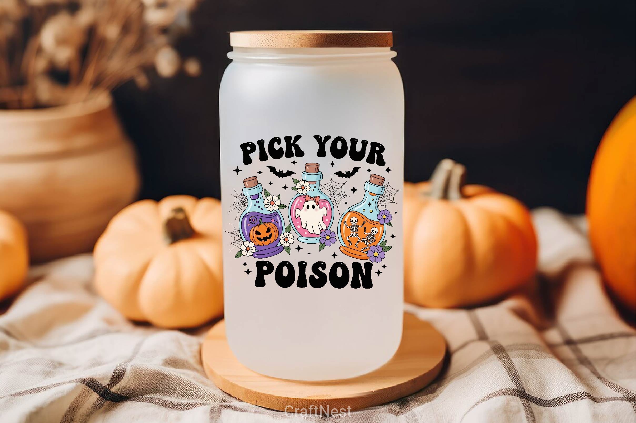 Groovy Halloween Clipart Bundle 14 - CraftNest - Digital Crafting and Art