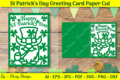 St. Patrick's Day Card SVG Bundle 7 - CraftNest - Digital Crafting and Art