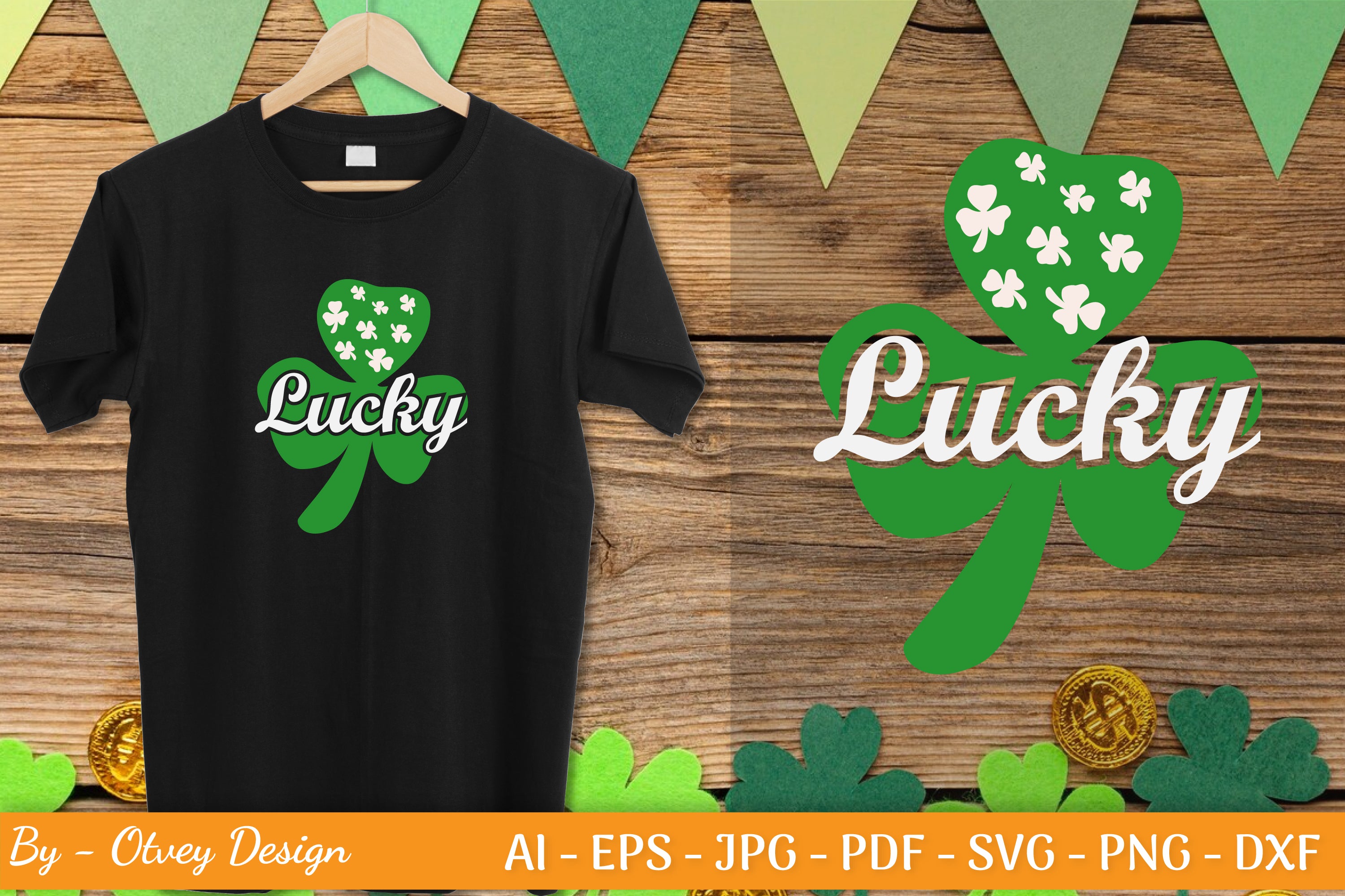 St Patrick's Day Typography SVG Bundle 10 - CraftNest - Digital Crafting and Art