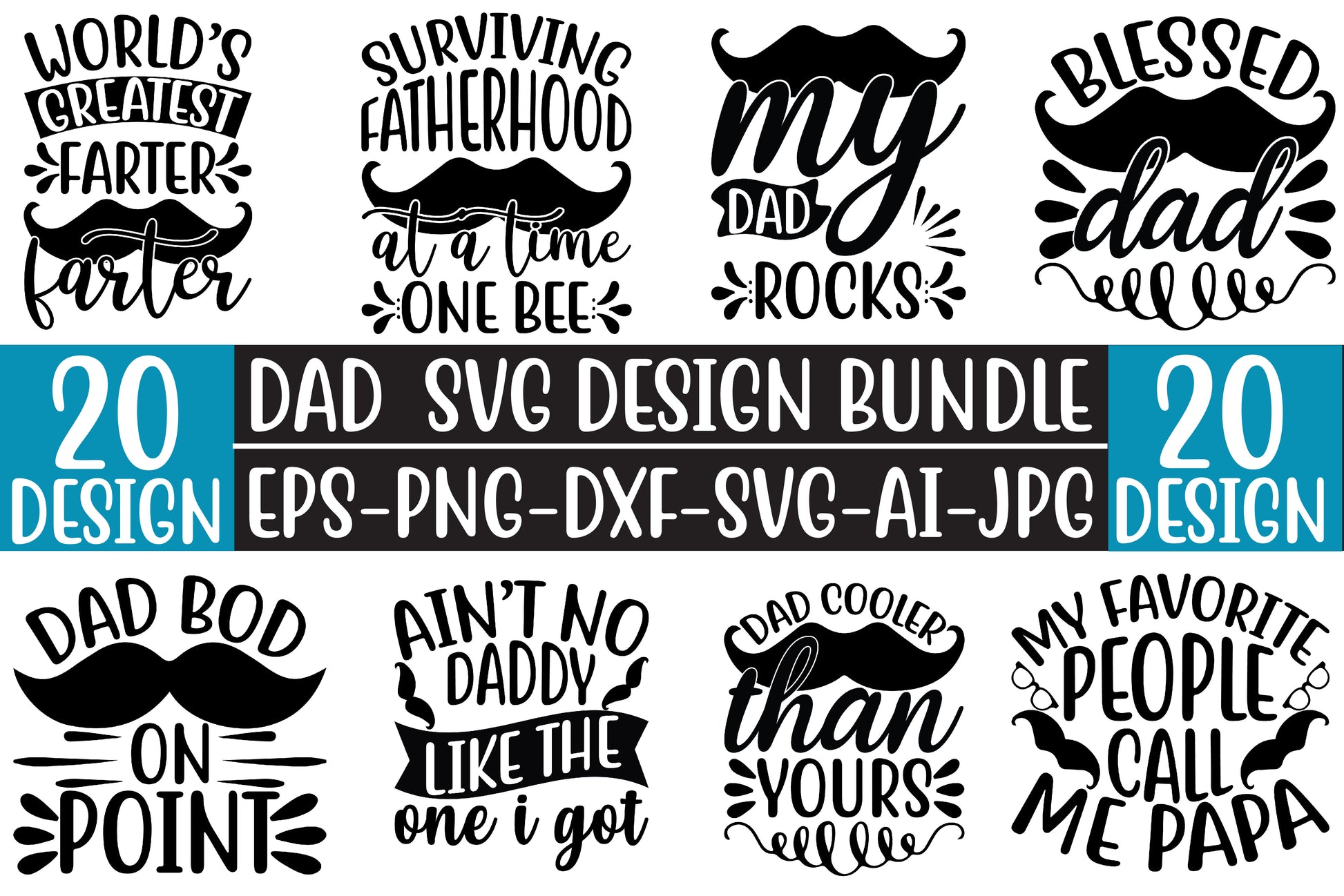 Dad SVG Bundle - CraftNest - Digital Crafting and Art