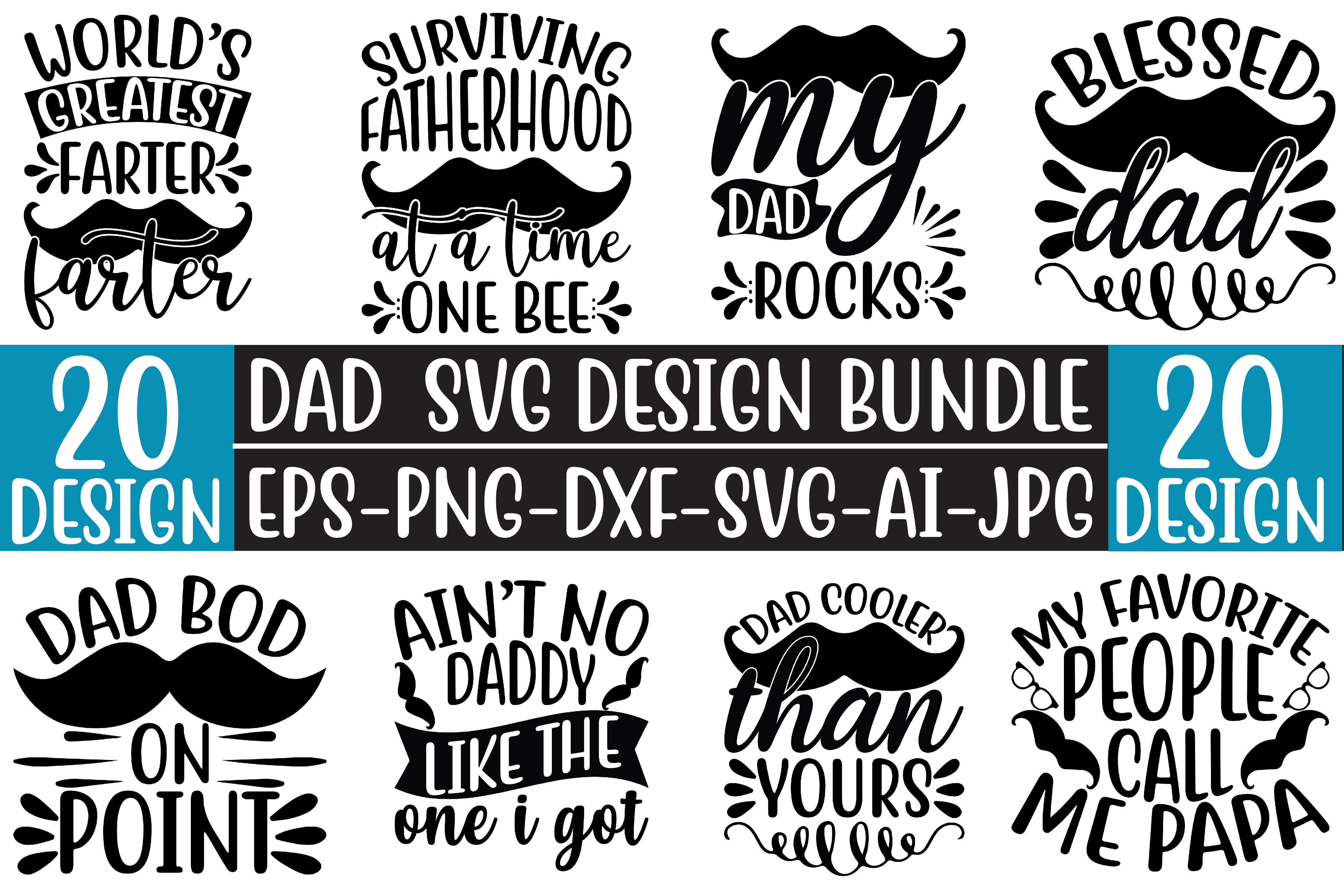 Dad SVG Bundle - CraftNest - Digital Crafting and Art