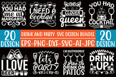 Drink And Party SVG Bundle 3 - CraftNest - Digital Crafting and Art
