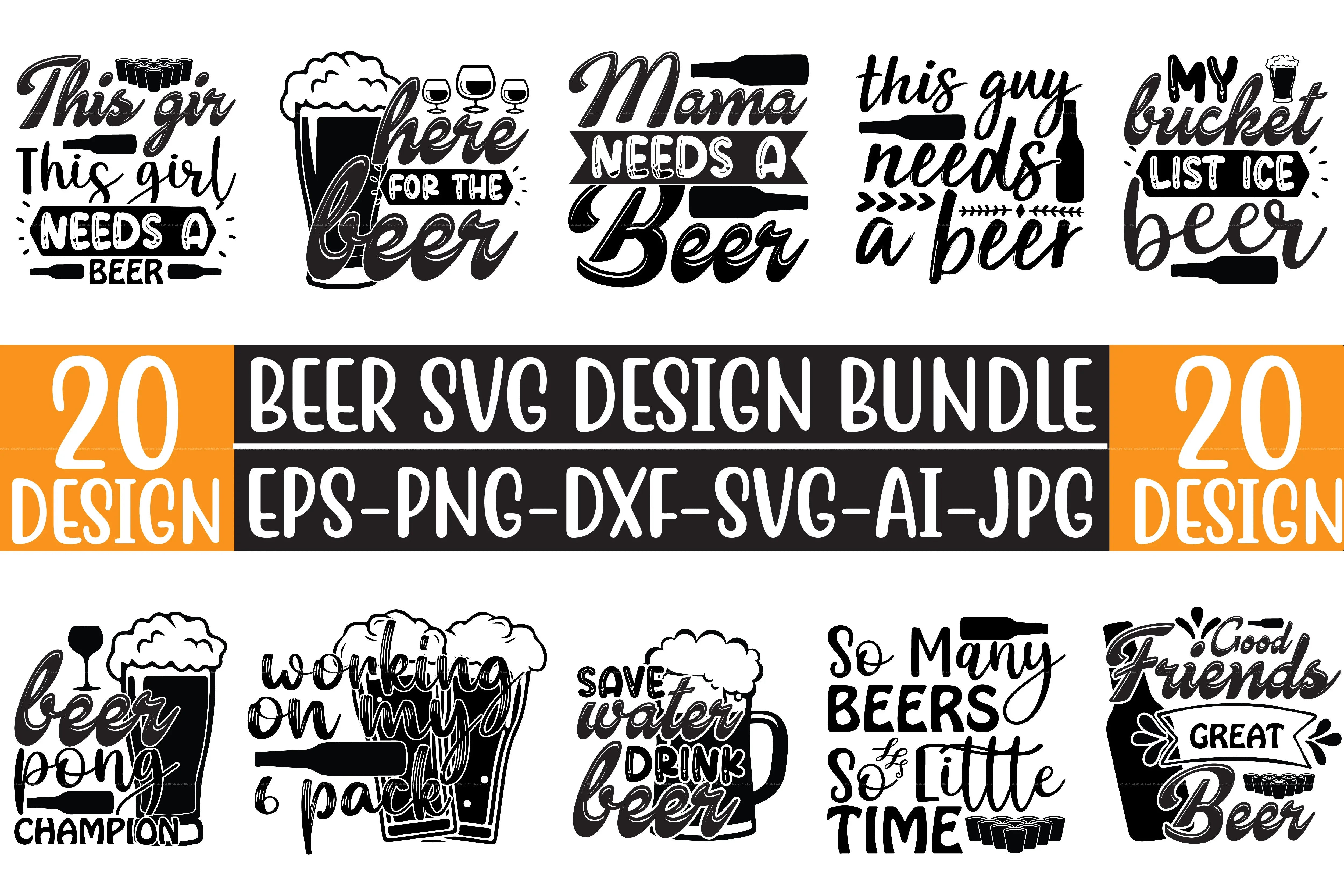 Beer Design SVG Bundle