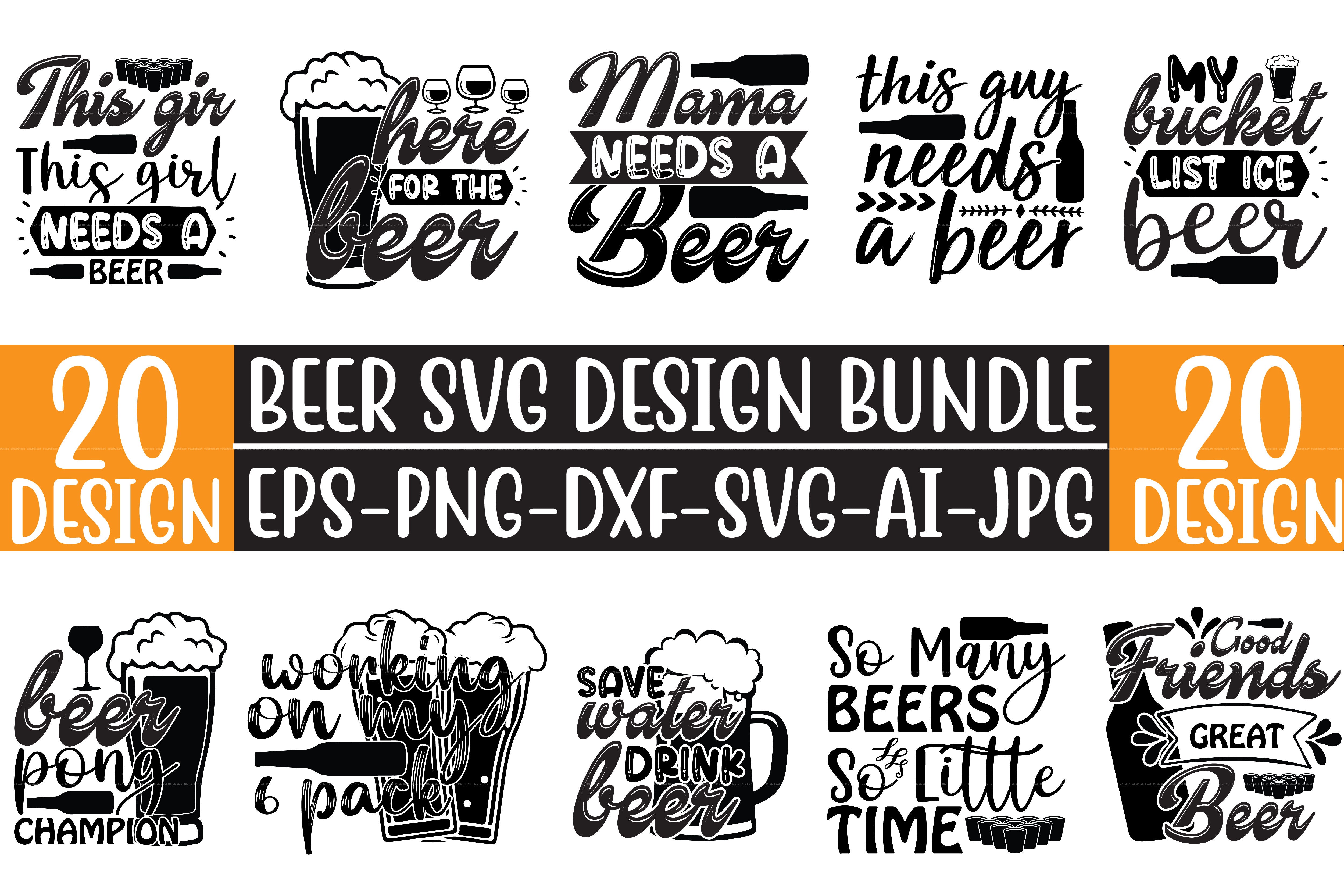 Beer Design SVG Bundle 2