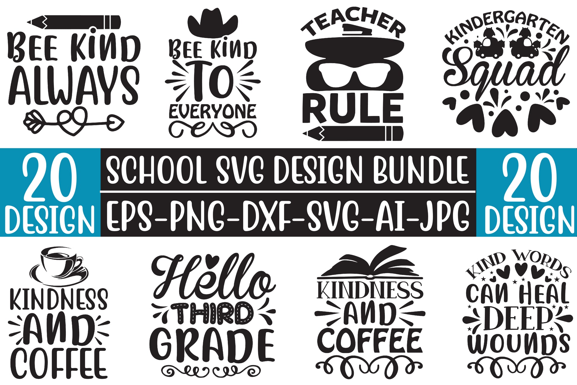 School SVG Bundle 9 - CraftNest - Digital Crafting and Art