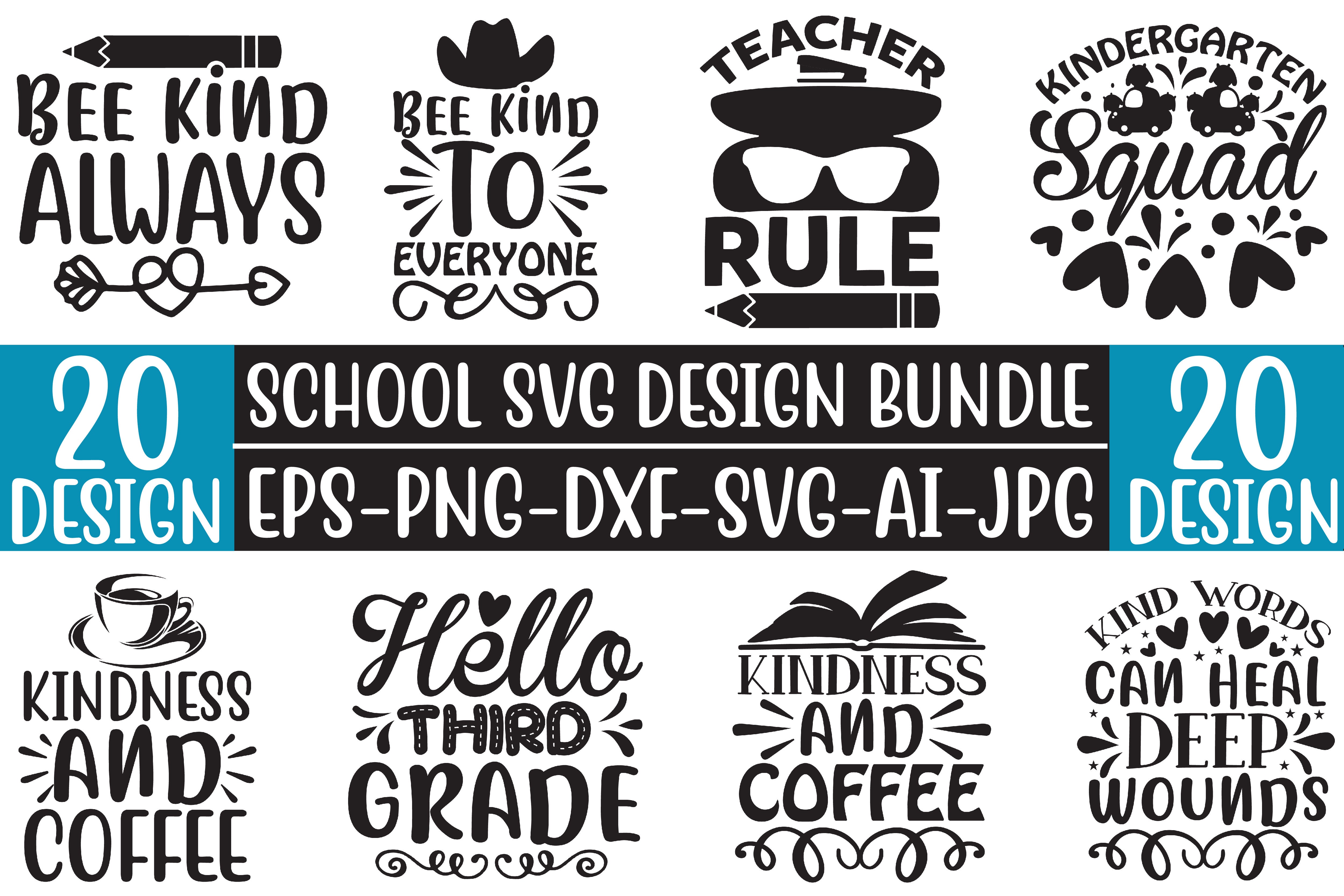 School SVG Bundle 9 - CraftNest - Digital Crafting and Art