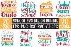 School SVG Bundle 11 - CraftNest - Digital Crafting and Art