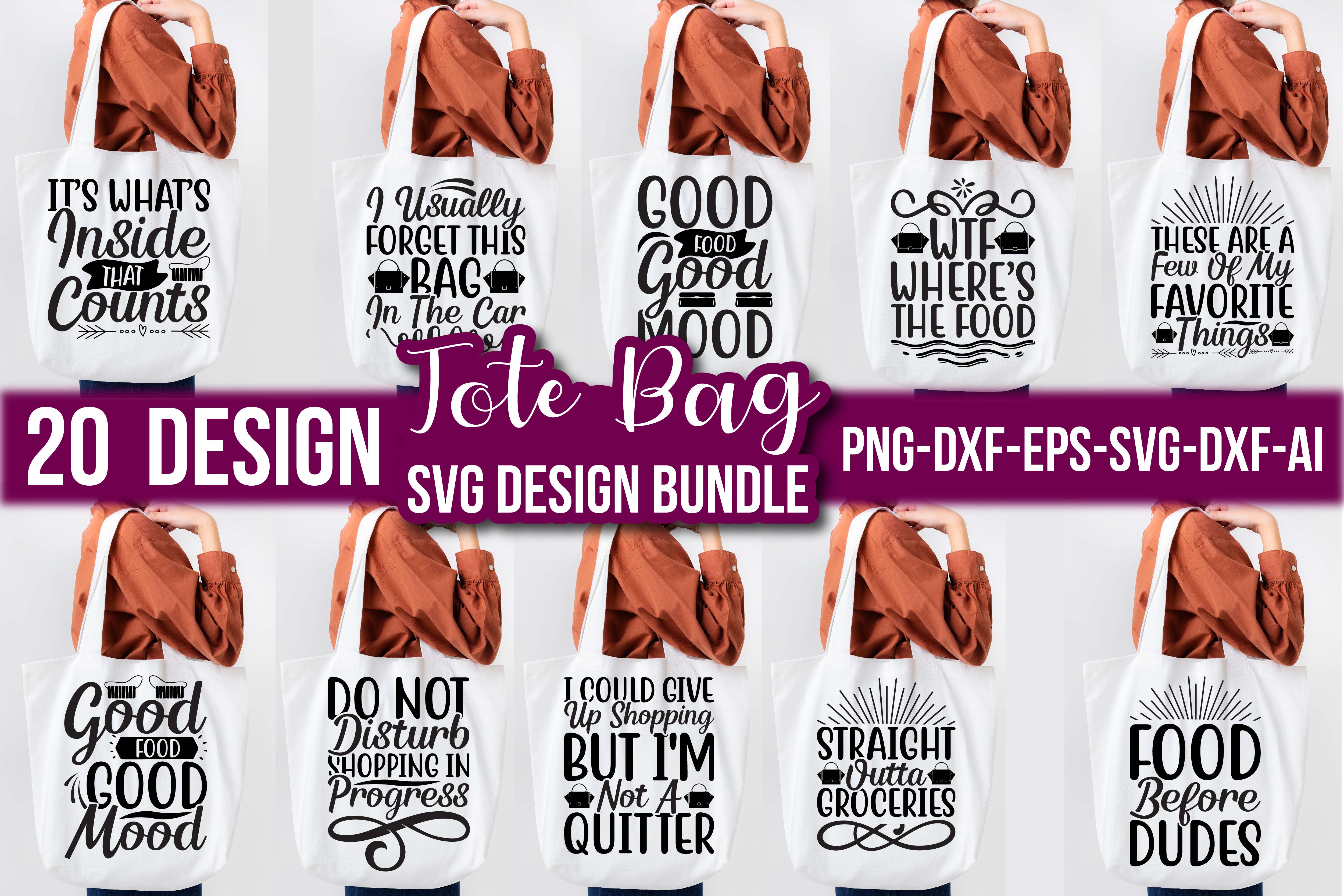 Tote Bag T-Shirt Bundle - CraftNest - Digital Crafting and Art