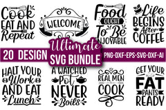 Ultimate Kitchen T-Shirt Bundle - CraftNest - Digital Crafting and Art