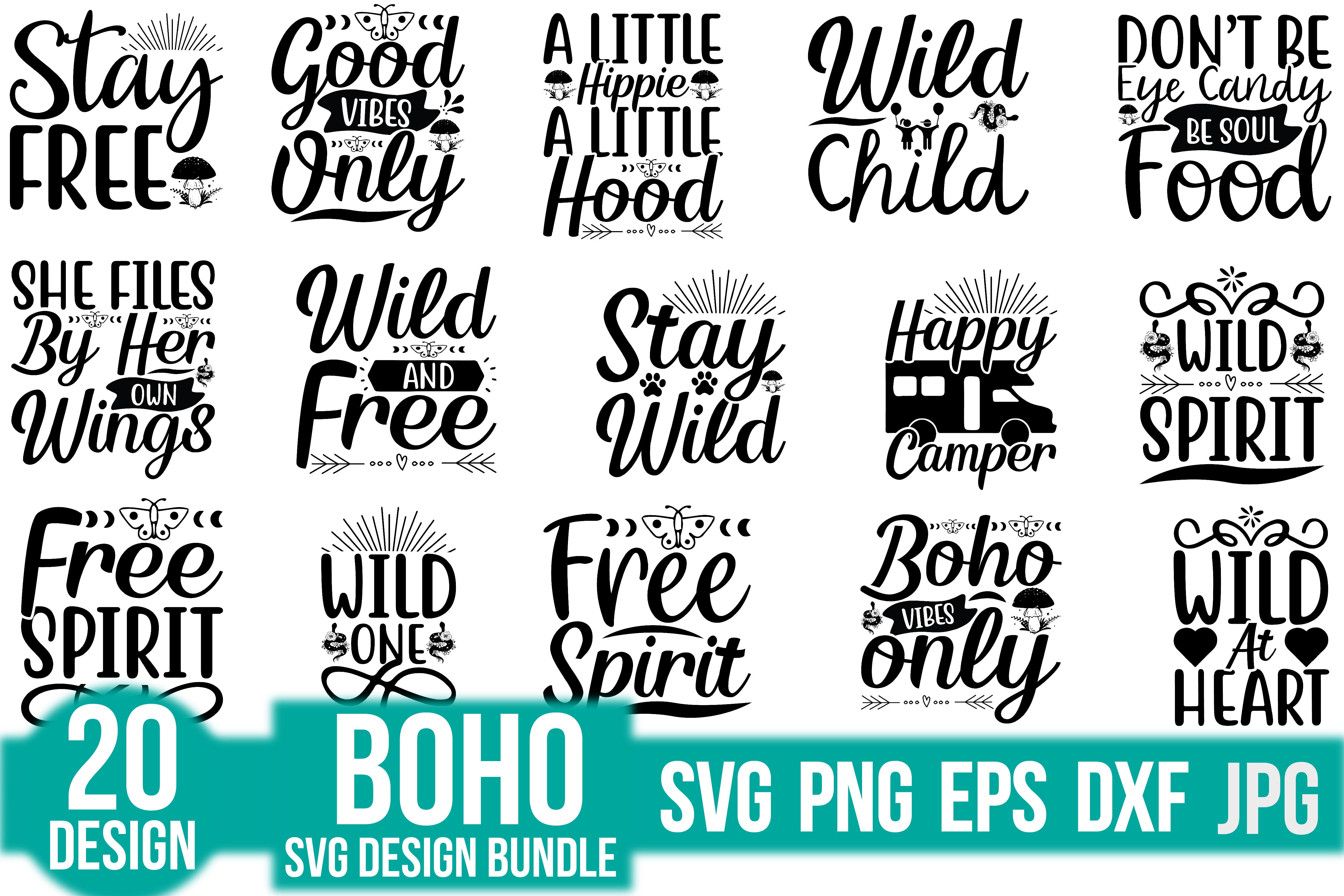 Boho SVG Bundle - CraftNest - Digital Crafting and Art