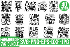 Farmhouse SVG Bundle 5 - CraftNest - Digital Crafting and Art