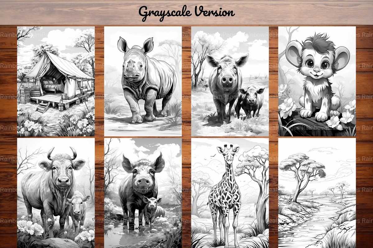 Safari Spring Coloring Books - CraftNest