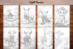 Safari Spring Coloring Books - CraftNest