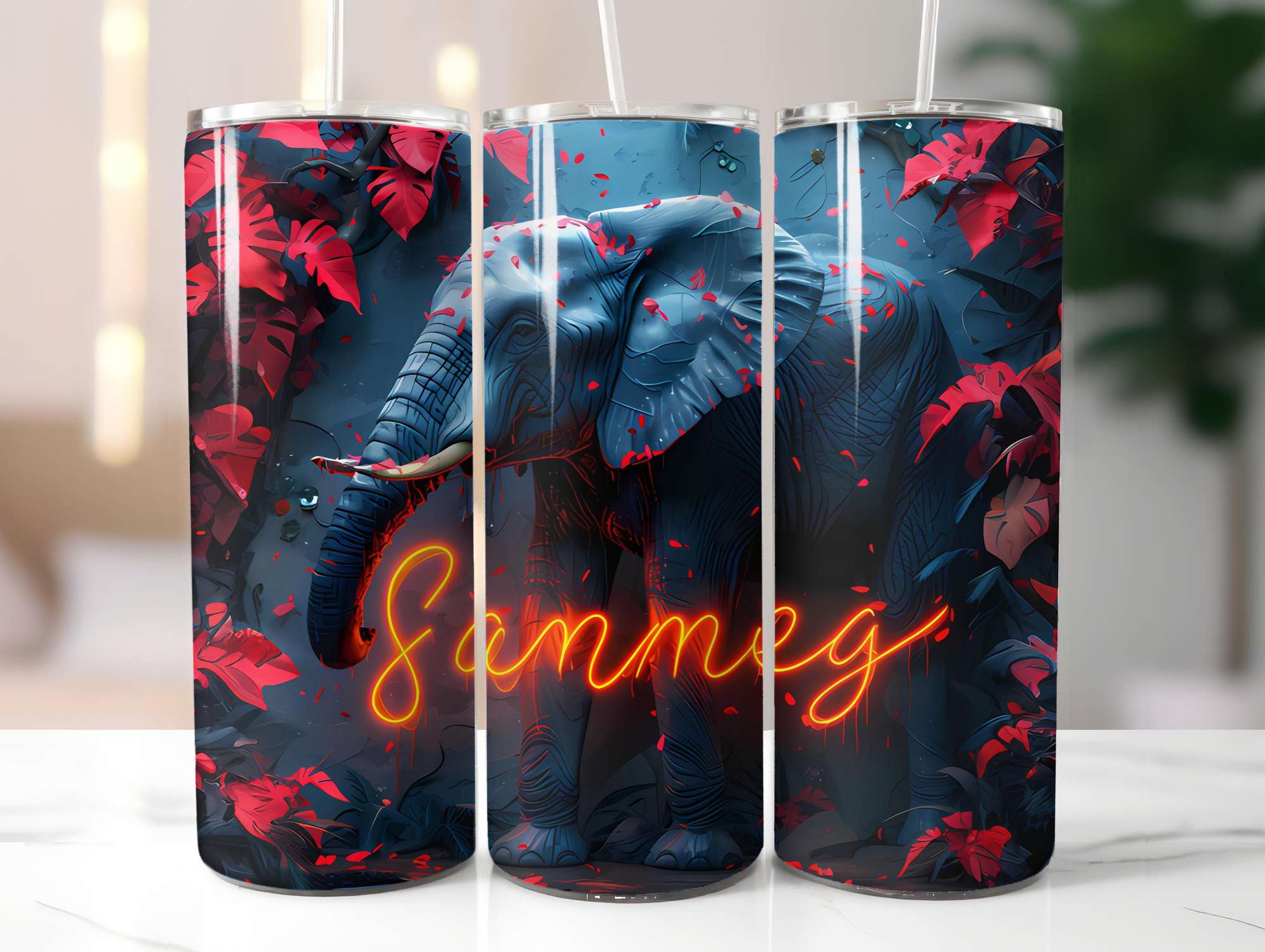 Safari Summer 4 Tumbler Wrap - CraftNest - Digital Crafting and Art