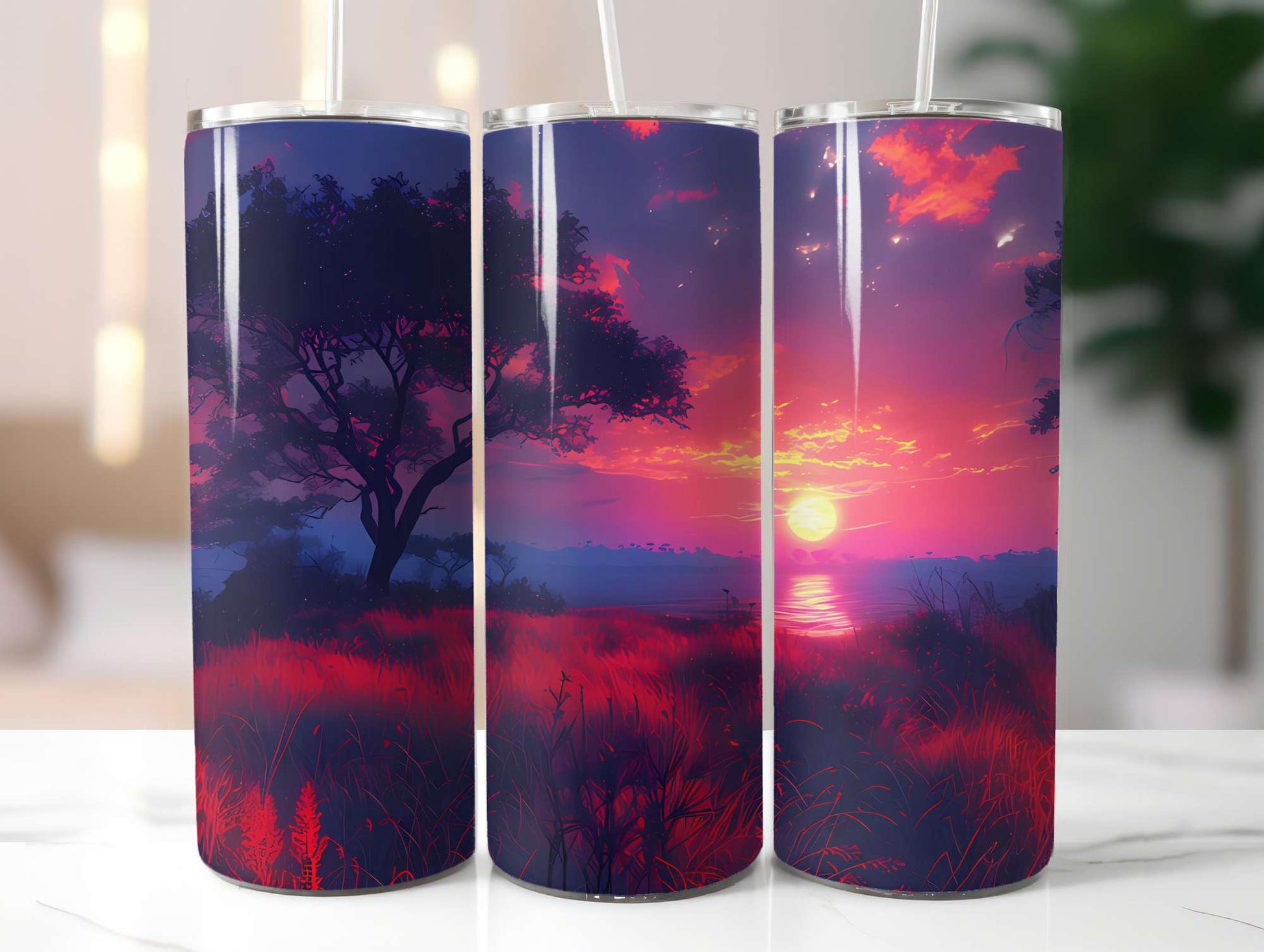 Safari Summer 4 Tumbler Wrap - CraftNest - Digital Crafting and Art