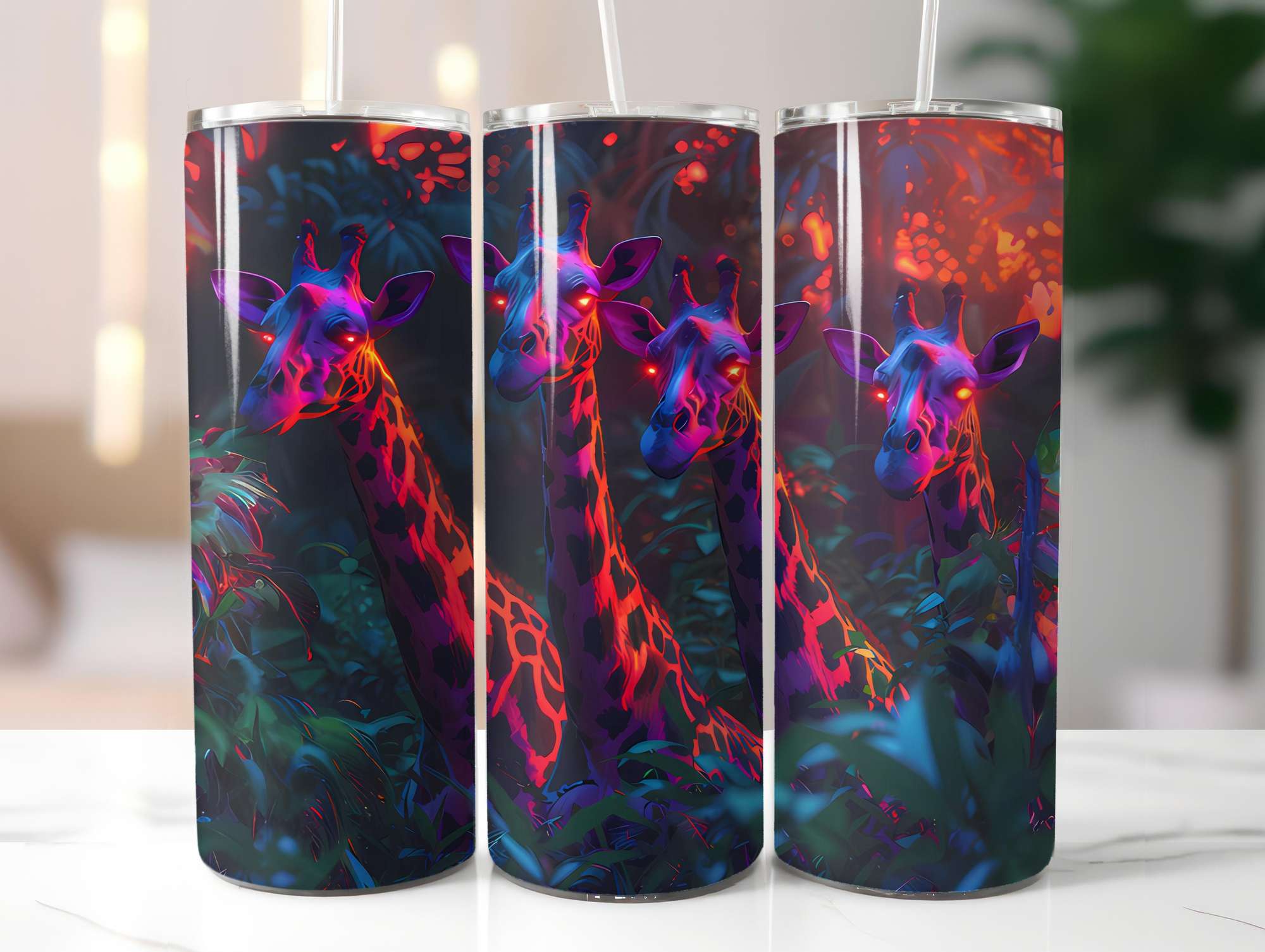 Safari Summer 2 Tumbler Wrap - CraftNest - Digital Crafting and Art