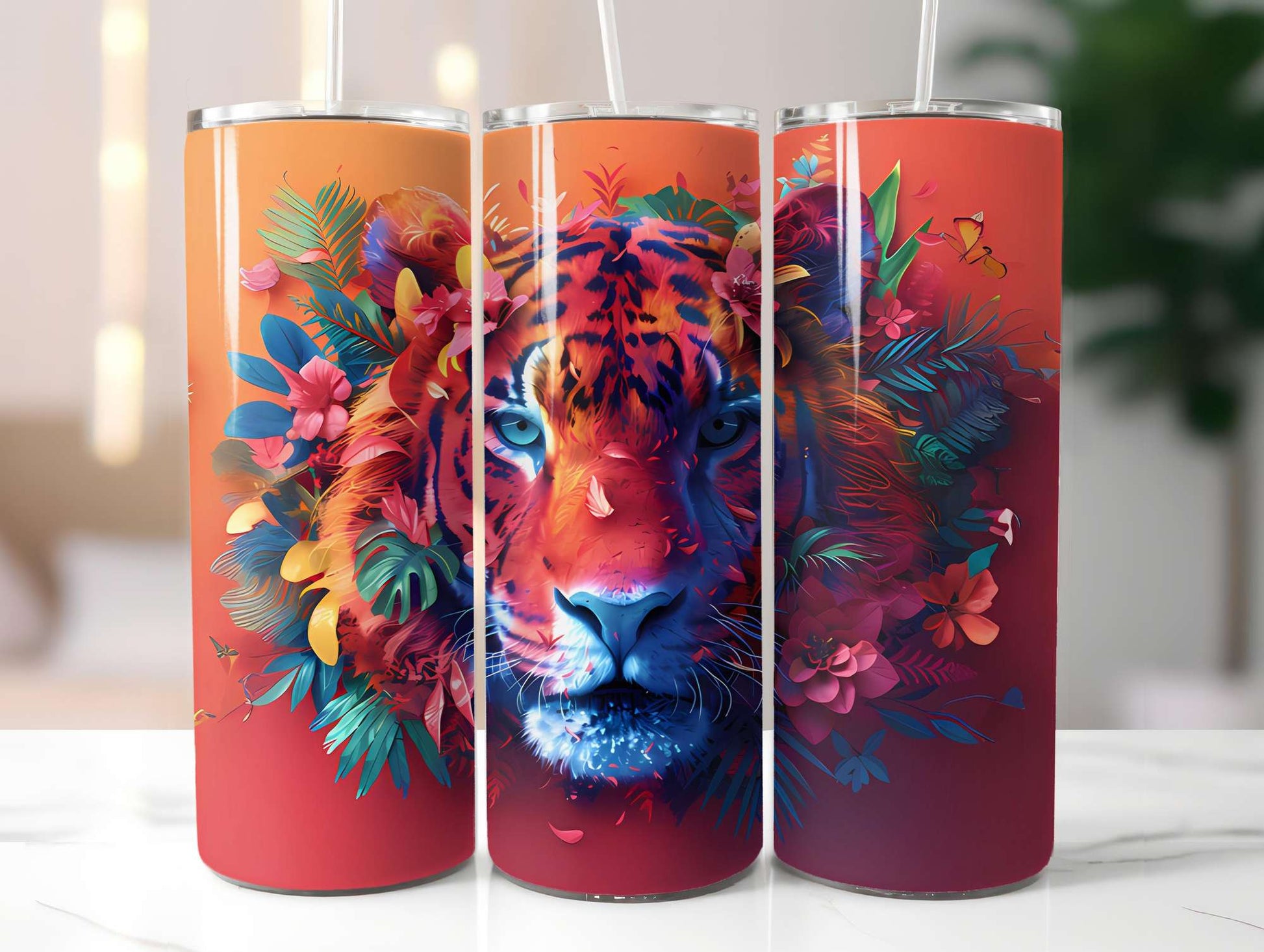 Safari Summer 1 Tumbler Wrap - CraftNest - Digital Crafting and Art