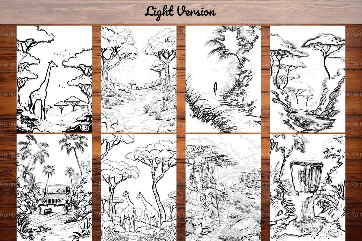 Safari Summer Coloring Books - CraftNest - Digital Crafting and Art