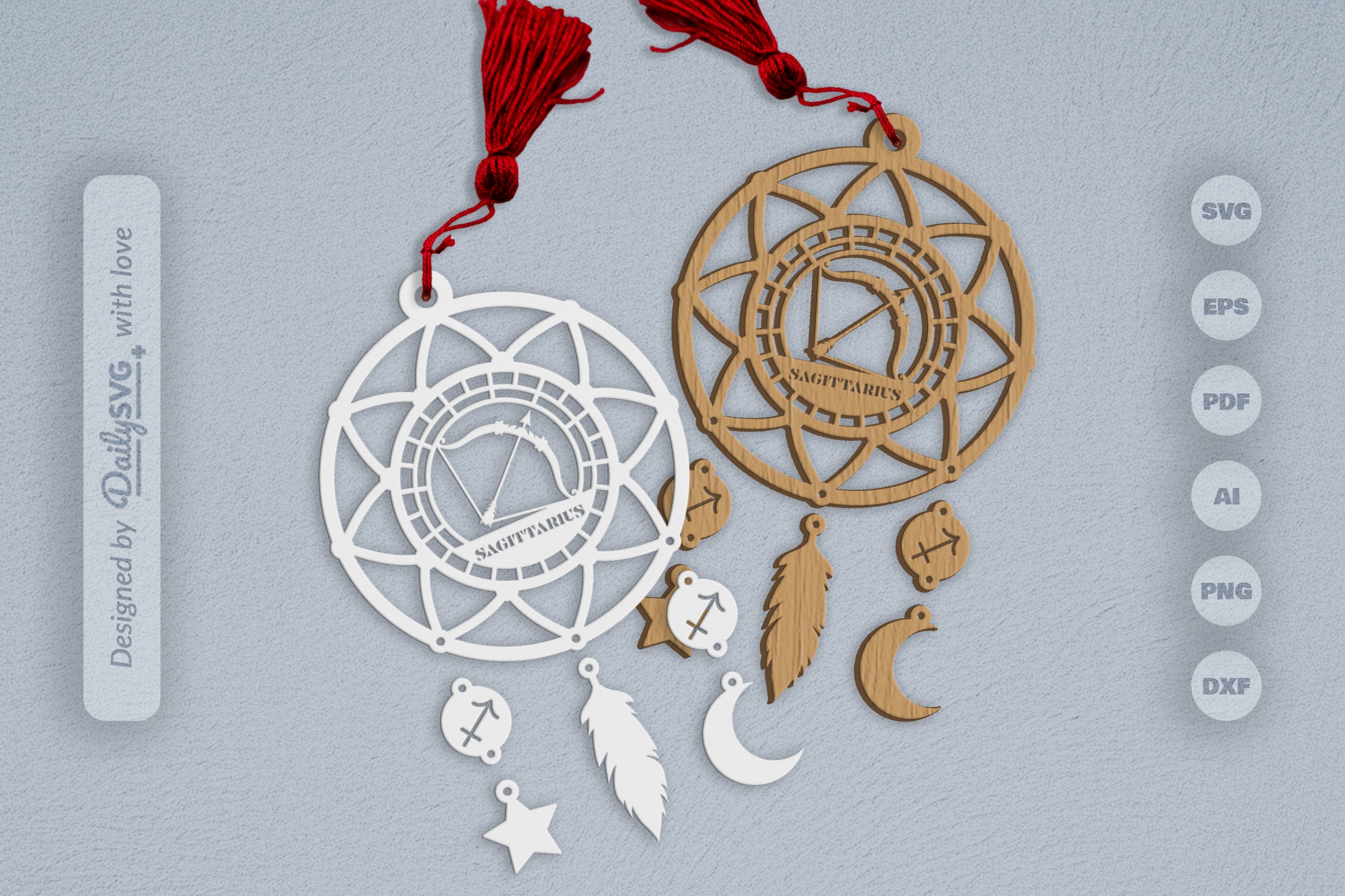 Sagittarius Dream Catcher Set SVG Bundle 9