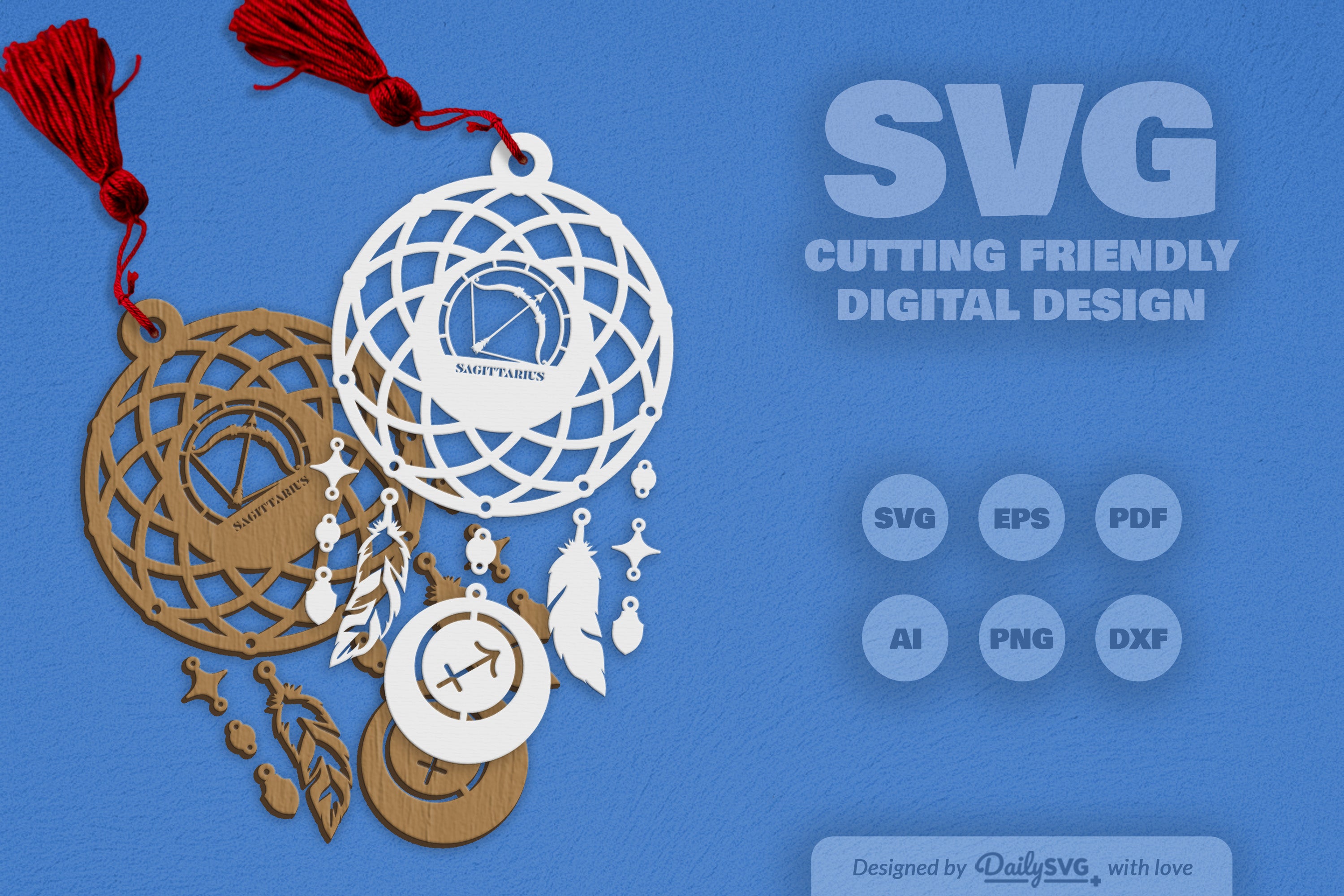 Sagittarius Dream Catcher Set SVG Bundle 2