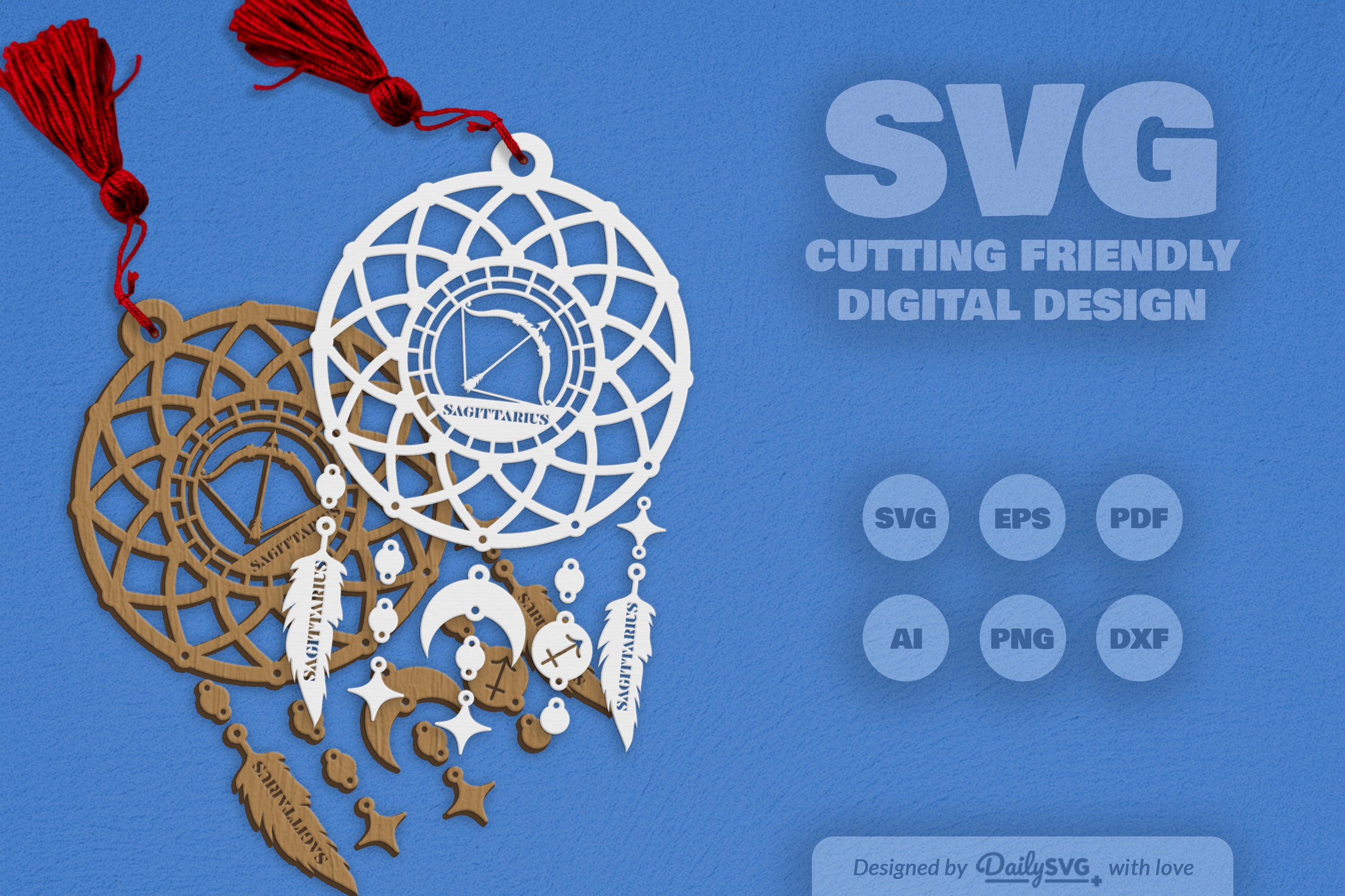 Sagittarius Dream Catcher Set SVG Bundle 4