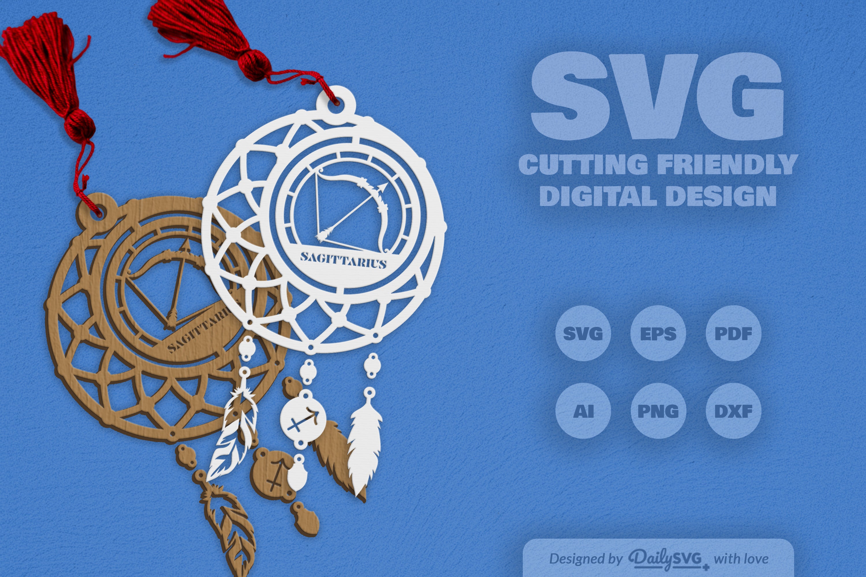 Sagittarius Dream Catcher Set SVG Bundle 6