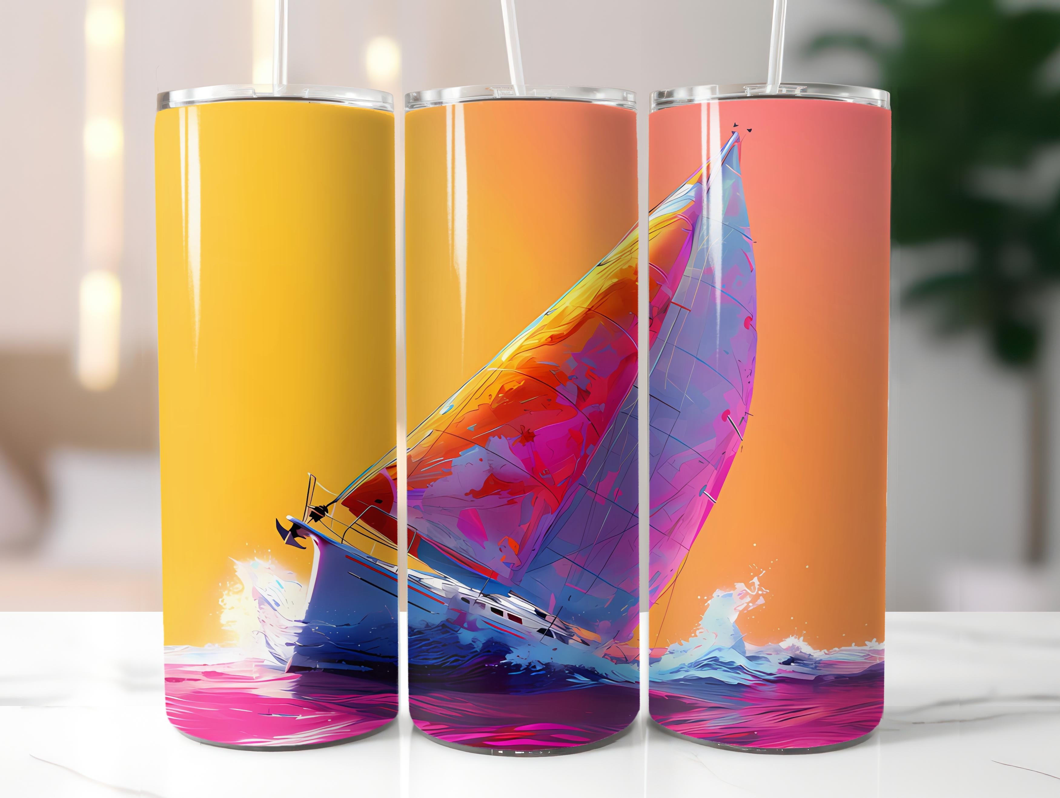 Sailing 4 Tumbler Wrap - CraftNest - Digital Crafting and Art