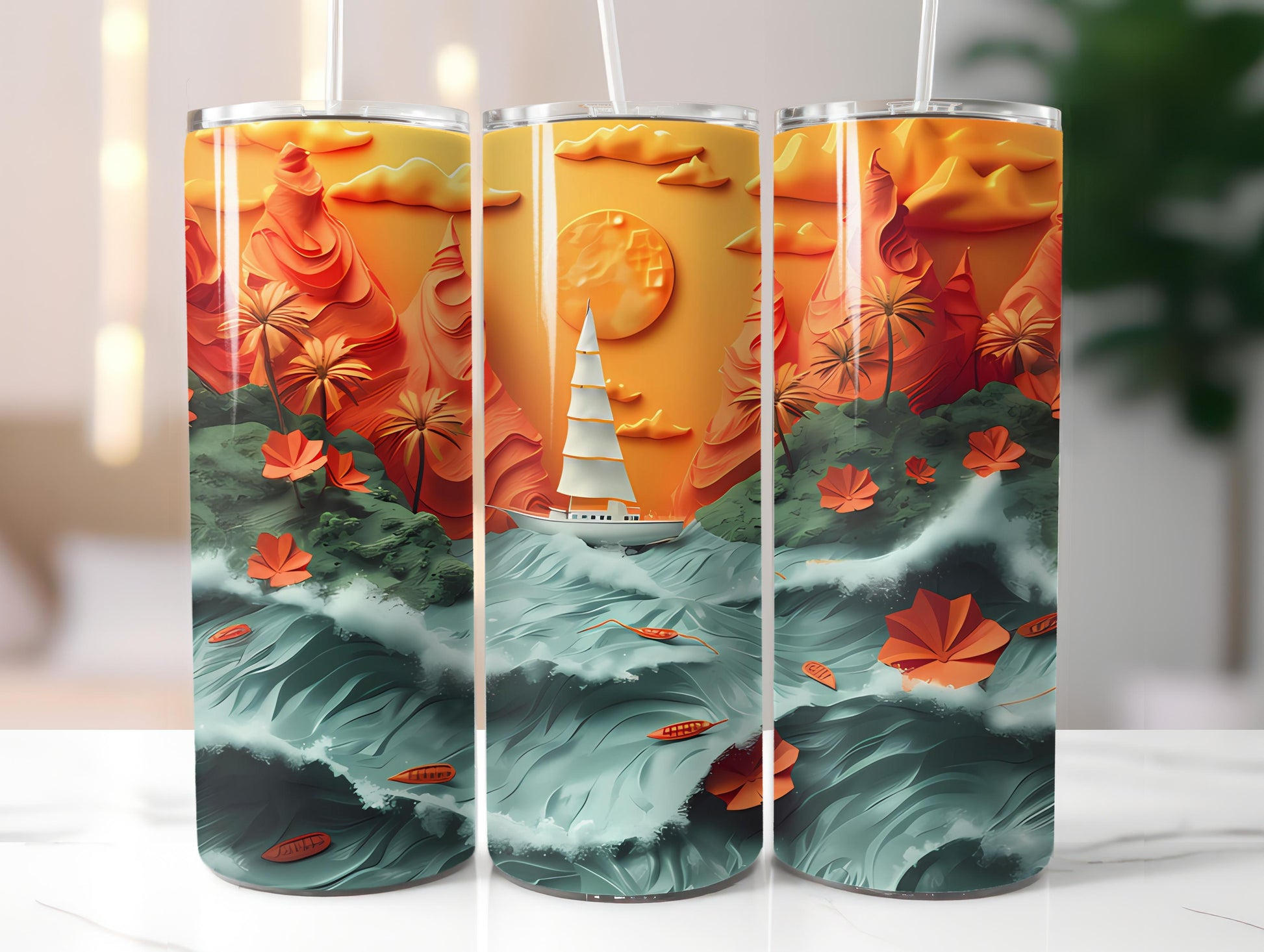 Sailing 4 Tumbler Wrap - CraftNest - Digital Crafting and Art