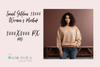 Women's Sand Sweatshirt Mockup