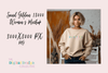 Women's Gildan 18000 Sweatshirt Mockup