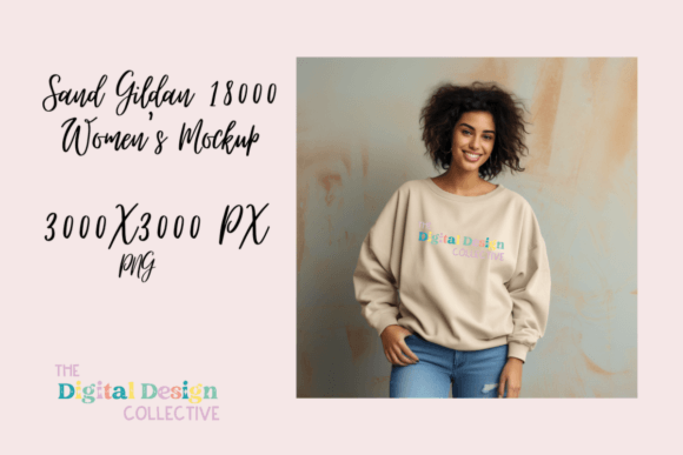 Gildan 18000 Women's Mockup Set
