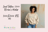 Women's Sand Sweatshirt Mockup