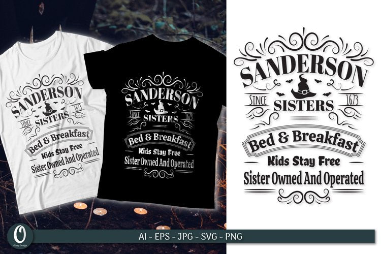 Sanderson Sisters Bed & Breakfast SVG Bundle - CraftNest - Digital Crafting and Art