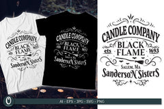 Sanderson Sisters Black Flame SVG Bundle - CraftNest - Digital Crafting and Art