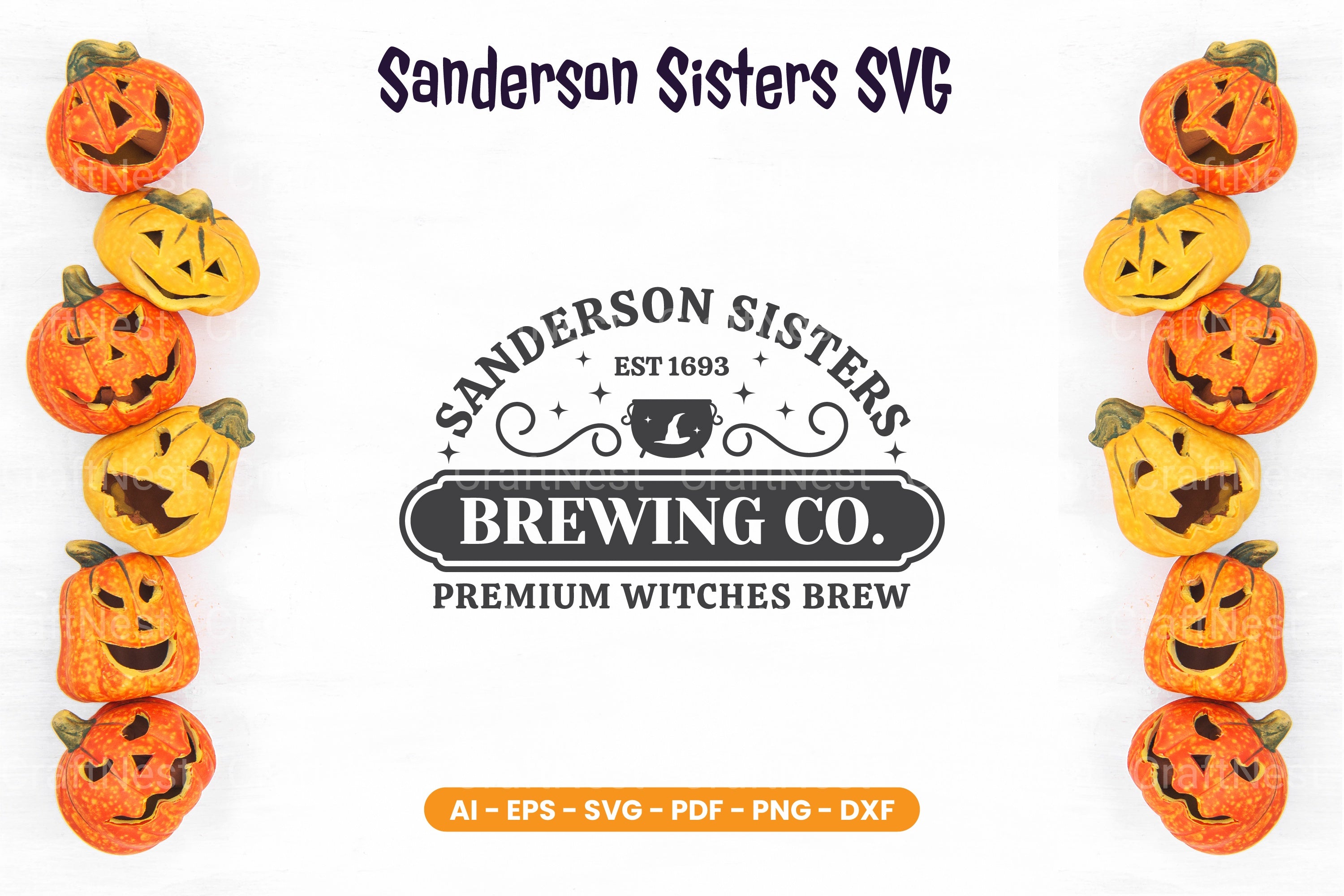 Sanderson Sisters SVG Clipart Bundle